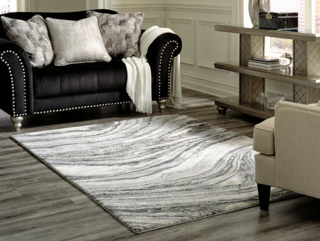 Sam's Furniture - Ashley Furniture - Wysdale Rug - 7'10" x 10'3" Rug / Ivory/Gray - R404901
