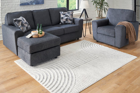Sam's Furniture - Ashley Furniture - Lambworth Rug - 5'3" x 7' Rug / Gray/Cream - R405342