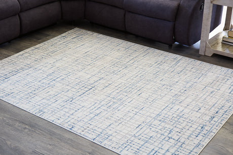Sam's Furniture - Ashley Furniture - Beckfille Rug - 8' x 10' Rug / Blue/Gray/Cream - R405961