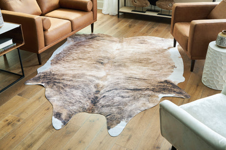 Sam's Furniture - Ashley Furniture - Sportsmen Rug - 6'5" x 7'11" Rug / Brown - R406012