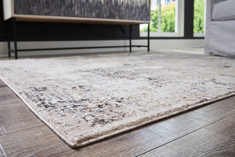 Sam's Furniture - Ashley Furniture - Elaning Rug - 8' x 10' Rug / Black/Gray/Cream - R406701