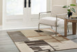 Sam's Furniture - Ashley Furniture - Kencher Rug - 5' x 7' Rug / Beige/Brown - R406822