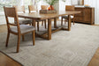 Sam's Furniture - Ashley Furniture - Brickburgh Rug - 5' x 7' Rug / Gray/Ivory/Honey - R406902