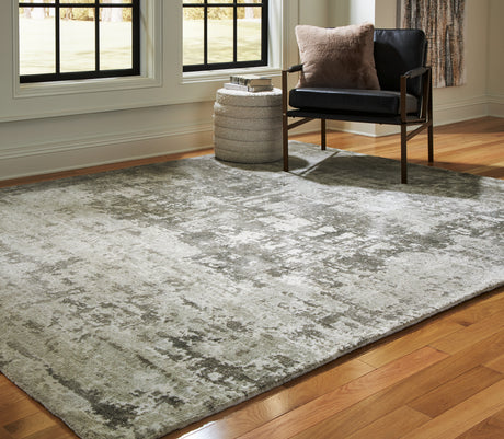 Sam's Furniture - Ashley Furniture - Valmontic Rug - 8' x 10' Rug / Gray - R406921