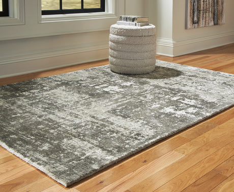 Sam's Furniture - Ashley Furniture - Valmontic Rug - 5' x 7' Rug / Gray - R406922