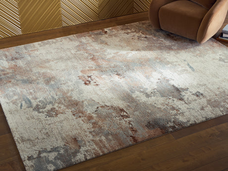 Sam's Furniture - Ashley Furniture - Jadenburg Rug - Large Rug / Cream/Gray/Sienna - R408121