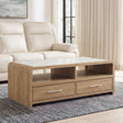 Sam's Furniture - Ashley Furniture - Dovander Coffee Table - Rectangular Cocktail Table - T1121-1