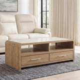 Sam's Furniture - Ashley Furniture - Dovander Coffee Table - Rectangular Cocktail Table - T1121-1