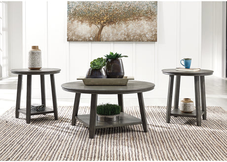Sam's Furniture - Ashley Furniture - Caitbrook Table (Set of 3) - Occasional Table Set (3/CN) / Gray - T188-13