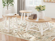 Sam's Furniture - Ashley Furniture - Fawndell Table (Set of 3) - Occasional Table Set (3/CN) / Antique White/Brown - T193-13