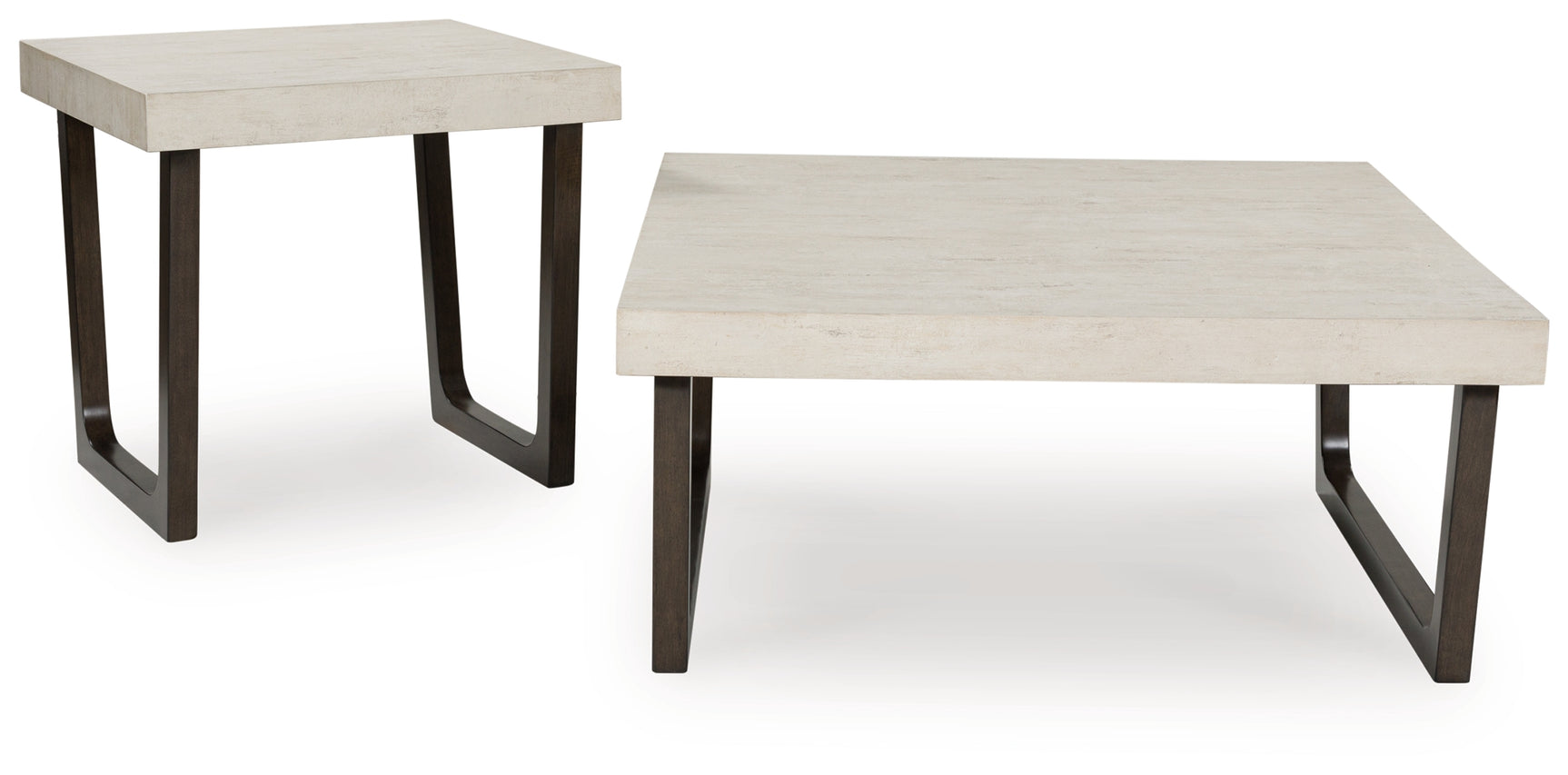 Sam's Furniture - Ashley Furniture - Westenfort Table (Set of 2) - Occasional Table Set (Set of 2) / Espresso/Gray - T202-12