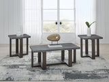 Sam's Furniture - Ashley Furniture - Dynnford Table (Set of 3) - Occasional Table Set (3/CN) / Gray/Brown - T216-13