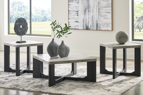 Sam's Furniture - Ashley Furniture - Sharstorm Table (Set of 3) - Occasional Table Set (3/CN) / Two-tone Gray - T251-13