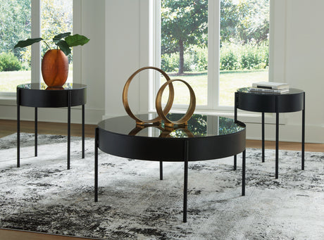 Sam's Furniture - Ashley Furniture - Ardoline Table (Set of 3) - Occasional Table Set (3/CN) / Black - T280-13