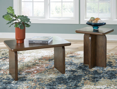 Sam's Furniture - Ashley Furniture - Shawbeck Table (Set of 2) - Occasional Table Set (Set of 2) / Medium Brown - T315-12