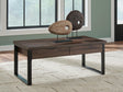 Sam's Furniture - Ashley Furniture - Wickman Falls Coffee Table - Rectangular Cocktail Table - T318-1