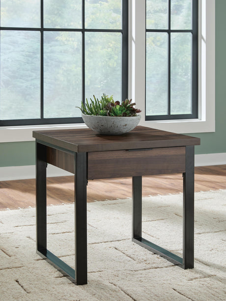 Sam's Furniture - Ashley Furniture - Wickman Falls End Table - Square End Table - T318-2