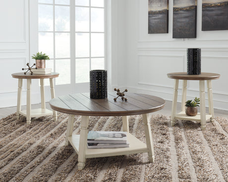 Sam's Furniture - Ashley Furniture - Bolanbrook Table (Set of 3) - Occasional Table Set (3/CN) / Two-tone - T377-13