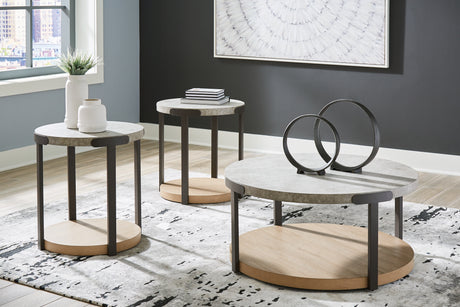 Sam's Furniture - Ashley Furniture - Darthurst Table (Set of 3) - Occasional Table Set (3/CN) / Light Brown - T383-13