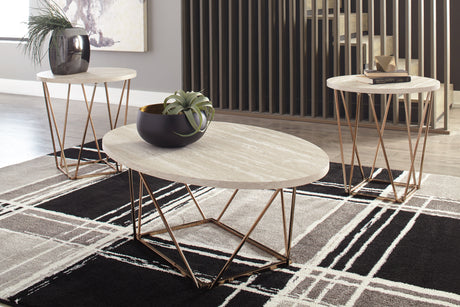 Sam's Furniture - Ashley Furniture - Tarica Table (Set of 3) - Occasional Table Set (3/CN) / Two-tone - T385-13