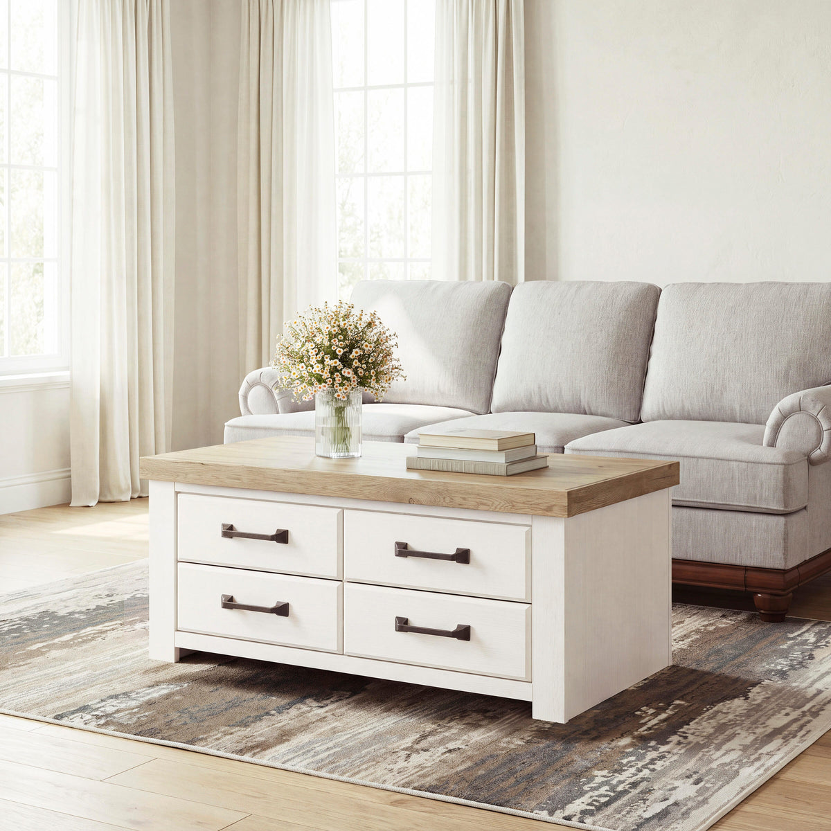 Sam's Furniture - Ashley Furniture - Savonport Coffee Table - Rectangular Cocktail Table - T4615-1