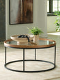 Sam's Furniture - Ashley Furniture - Noraluna Coffee Table - Round Cocktail Table - T502-8