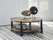 Sam's Furniture - Ashley Furniture - Ridgester Coffee Table - Round Cocktail Table - T518-8