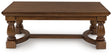 Sam's Furniture - Ashley Furniture - Sturlayne Coffee Table - Rectangular Cocktail Table / Brown - T609-1