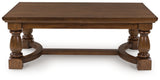 Sam's Furniture - Ashley Furniture - Sturlayne Coffee Table - Rectangular Cocktail Table / Brown - T609-1