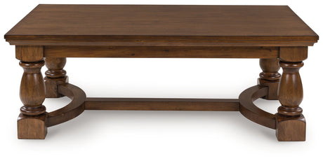 Sam's Furniture - Ashley Furniture - Sturlayne Coffee Table - Rectangular Cocktail Table / Brown - T609-1