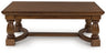 Sam's Furniture - Ashley Furniture - Sturlayne Coffee Table - Rectangular Cocktail Table / Brown - T609-1