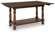 Sam's Furniture - Ashley Furniture - Sturlayne Flip Top Sofa Table - Flip Top Sofa Table / Brown - T609-4