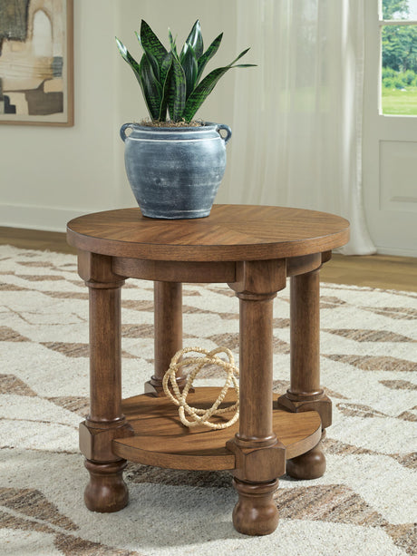 Sam's Furniture - Ashley Furniture - Chadworth End Table - Round End Table - T614-6