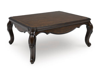 Maylee Coffee Table - Dark Brown Maylee Coffee Table - Dark Brown