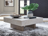 Sam's Furniture - Ashley Furniture - Jorlaina Coffee Table - Square Cocktail Table / Light Grayish Brown - T622-8