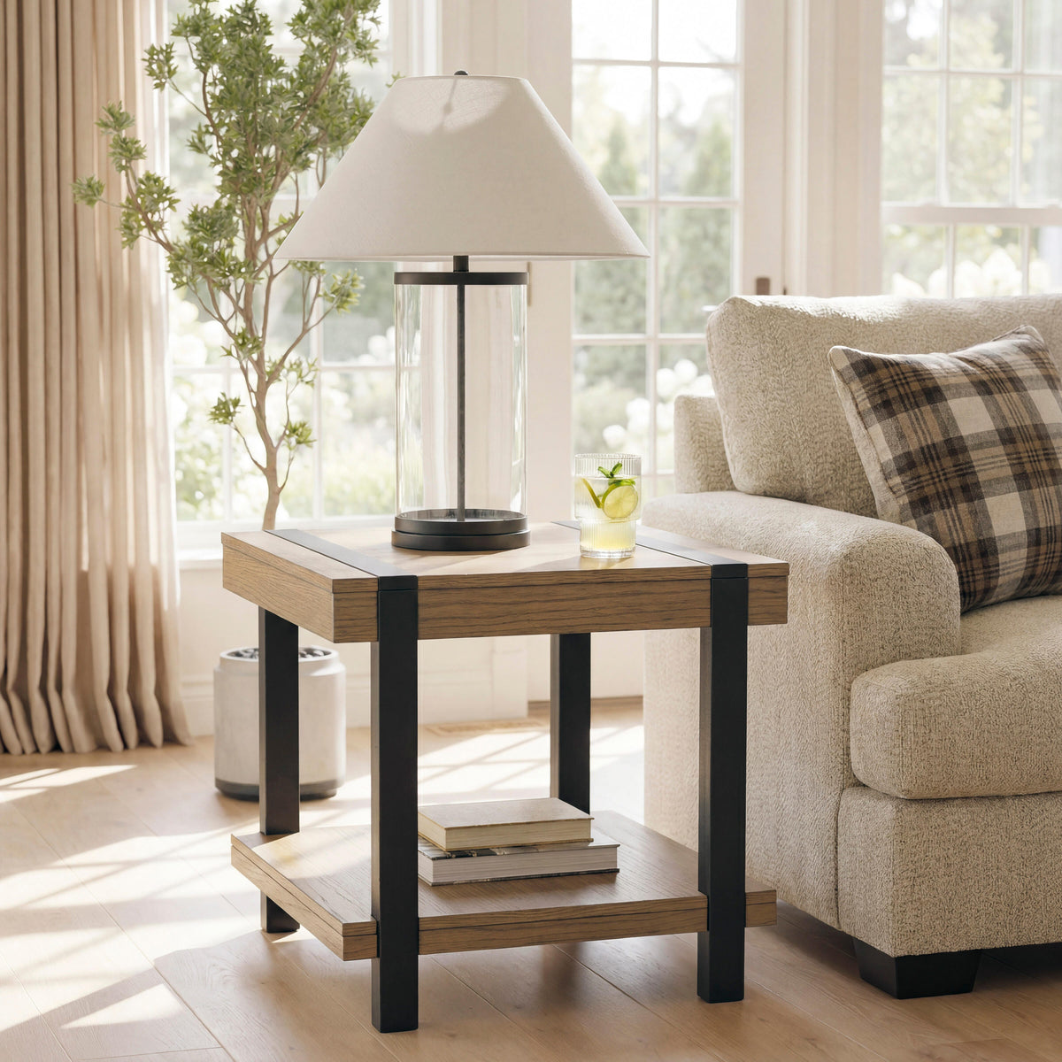 Sam's Furniture - Ashley Furniture - Jorannti End Table - Square End Table - T631-2