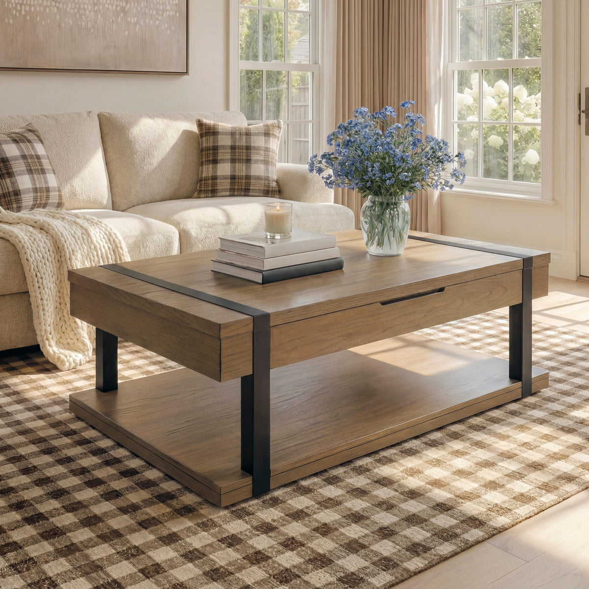 Sam's Furniture - Ashley Furniture - Jorannti Lift-Top Coffee Table - Rect Lift Top Cocktail Table - T631-9