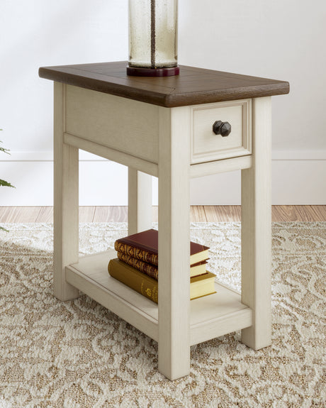 Sam's Furniture - Ashley Furniture - Bolanburg Chairside End Table - Chair Side End Table / Two-tone - T637-107