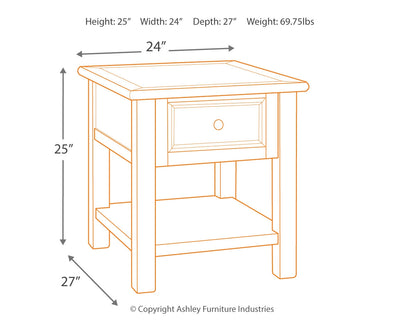 Bolanburg Sofa/Console Table