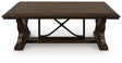 Sam's Furniture - Ashley Furniture - Maylee Coffee Table - Rectangular Cocktail Table / Dark Brown - T647-1