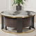 Sam's Furniture - Ashley Furniture - Jazmore Nesting Coffee Table (Set of 2) - Nesting Cocktail Tables (Set of 2) / Brown/Brass Finish - T671-22