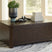 Sam's Furniture - Ashley Furniture - Breckington Coffee Table With Storage - Cocktail Table with Storage / Dark Brown - T678-20