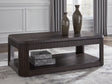Sam's Furniture - Ashley Furniture - Carlibrie Lift-Top Coffee Table - Lift Top Cocktail Table / Warm Brown - T700-9