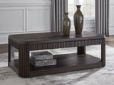 Sam's Furniture - Ashley Furniture - Carlibrie Lift-Top Coffee Table - Lift Top Cocktail Table / Warm Brown - T700-9