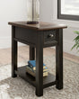 Sam's Furniture - Ashley Furniture - Tyler Creek Chairside End Table - Chair Side End Table / Grayish Brown/Black - T736-107