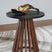 Sam's Furniture - Ashley Furniture - Kallari End Table - Round End Table / Warm Brown/Black - T737-6