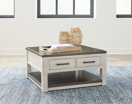Sam's Furniture - Ashley Furniture - Darborn Lift-Top Coffee Table - Lift Top Cocktail Table / Gray/Brown - T796-00