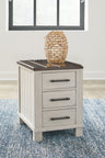 Sam's Furniture - Ashley Furniture - Darborn Chairside End Table - Chair Side End Table / Gray/Brown - T796-7
