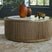 Sam's Furniture - Ashley Furniture - Camdill Coffee Table - Round Cocktail Table / Light Brown/White - T808-8