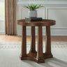 Sam's Furniture - Ashley Furniture - Rustic Plains End Table - Round End Table - T877-6
